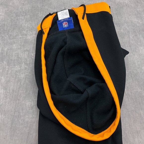 Reebok NFL Hoodie Adult Medium Black Gold STEELERS Colorblock Unisex Jacket Flaw - Picture 10 of 11